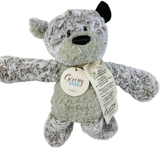 Demdaco Giving Teddy Bear Gift 17” Plush Get Well Inspirational Thinking Of You - Picture 5 of 16